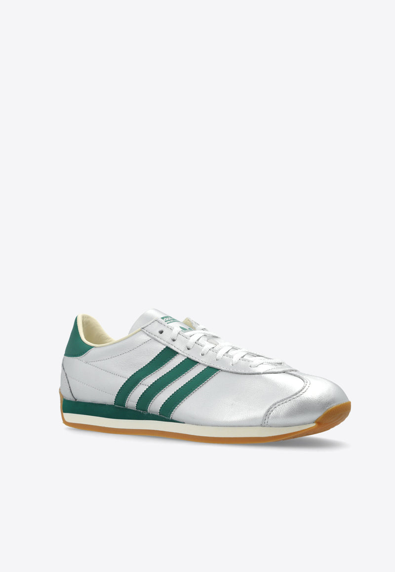 Adidas Originals Country OG Metallic Sneakers Silver IE8412 M-SILVMT CGREEN CWHITE