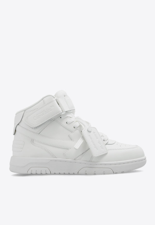 Off-White Out Of Office High-Top Sneakers White OWIA275C99 LEA003-0101