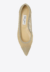 Love Ballet Flats Jimmy Choo LOVE FLAT TFG-GOLD GOLD