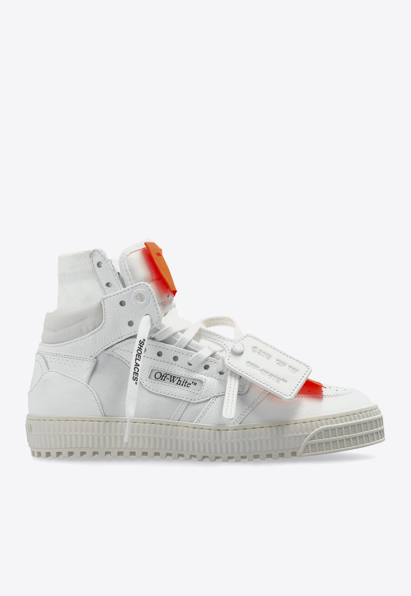 Off-White 3.0 Off Court Leather High-Top Sneakers White OWIA112C99 LEA004-0120