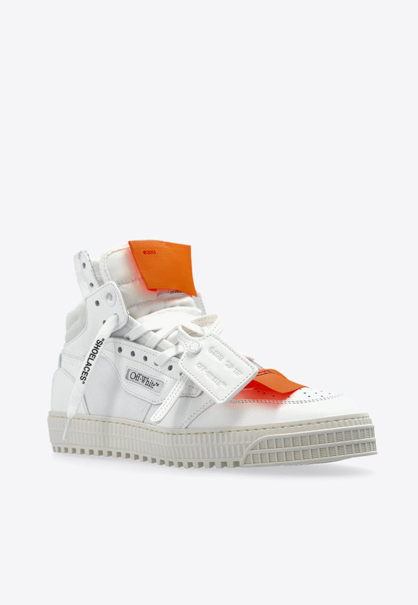 Off-White 3.0 Off Court Leather High-Top Sneakers White OWIA112C99 LEA004-0120