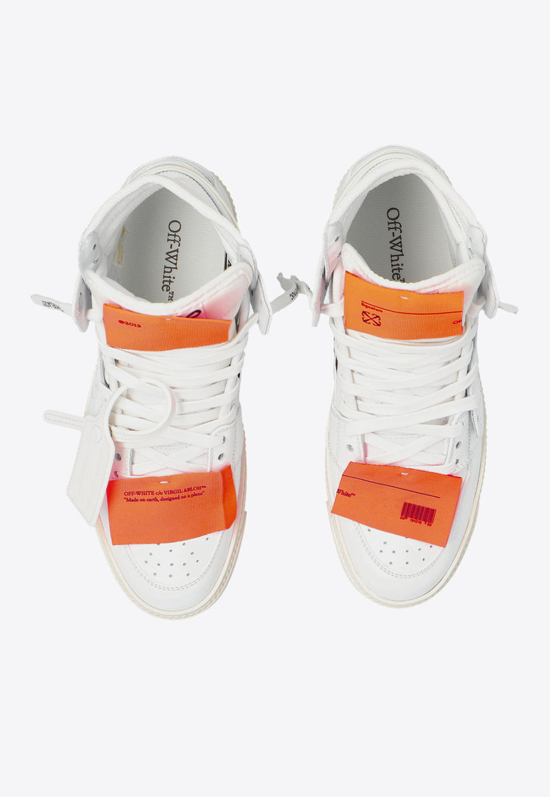 Off-White 3.0 Off Court Leather High-Top Sneakers White OWIA112C99 LEA004-0120