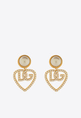 Heart-Pendant Clip-On Earrings Dolce & Gabbana WEQ6L4 W1111-ZOO00