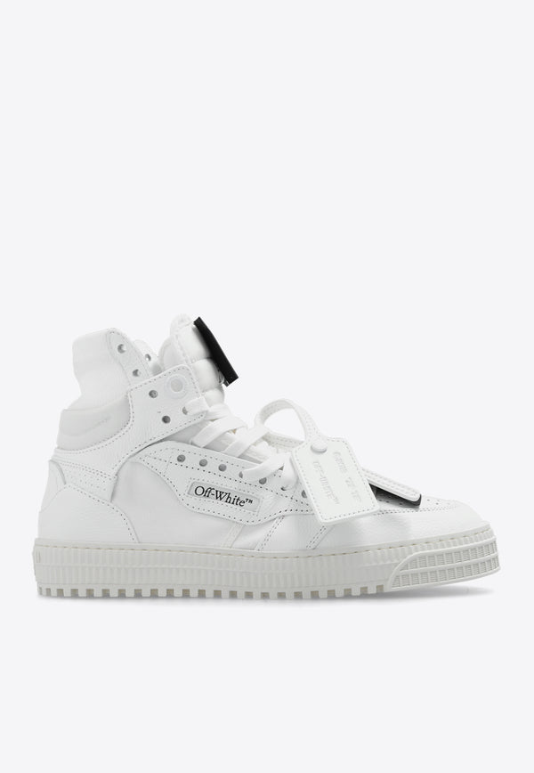 Off-White 3.0 Off Court Leather High-Top Sneakers White OWIA112C99 LEA004-0110