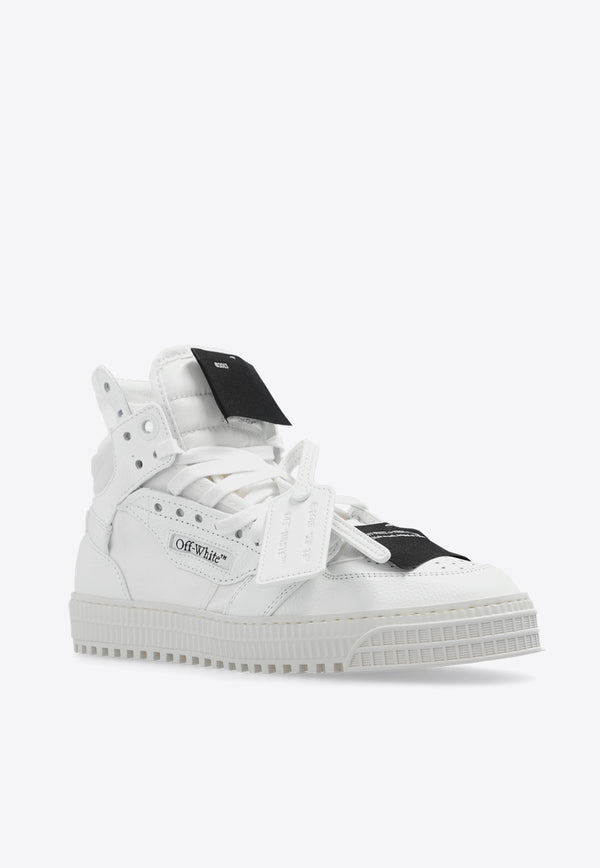 Off-White 3.0 Off Court Leather High-Top Sneakers White OWIA112C99 LEA004-0110