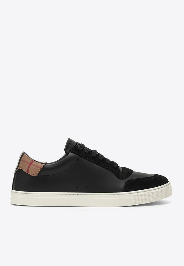 Burberry Leather Paneled Low-Top Sneakers 8061752140513/O_BURBE-A1189
