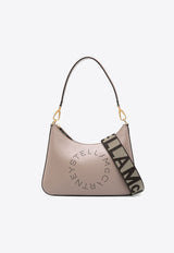 Stella McCartney Small Perforated Logo Shoulder Bag Beige 7B0062W8542_2800