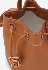 Burberry Mini Interlocking Logo Leather Bucket Bag 8066183132133/O_BURBE-B1860