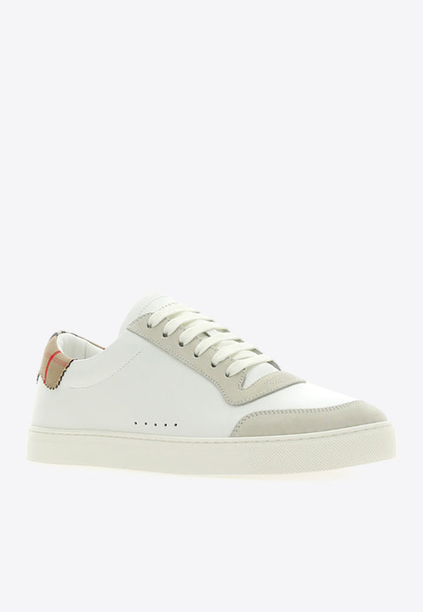 Burberry Robin Leather Low-Top Sneakers White 8066468_129831_A9022