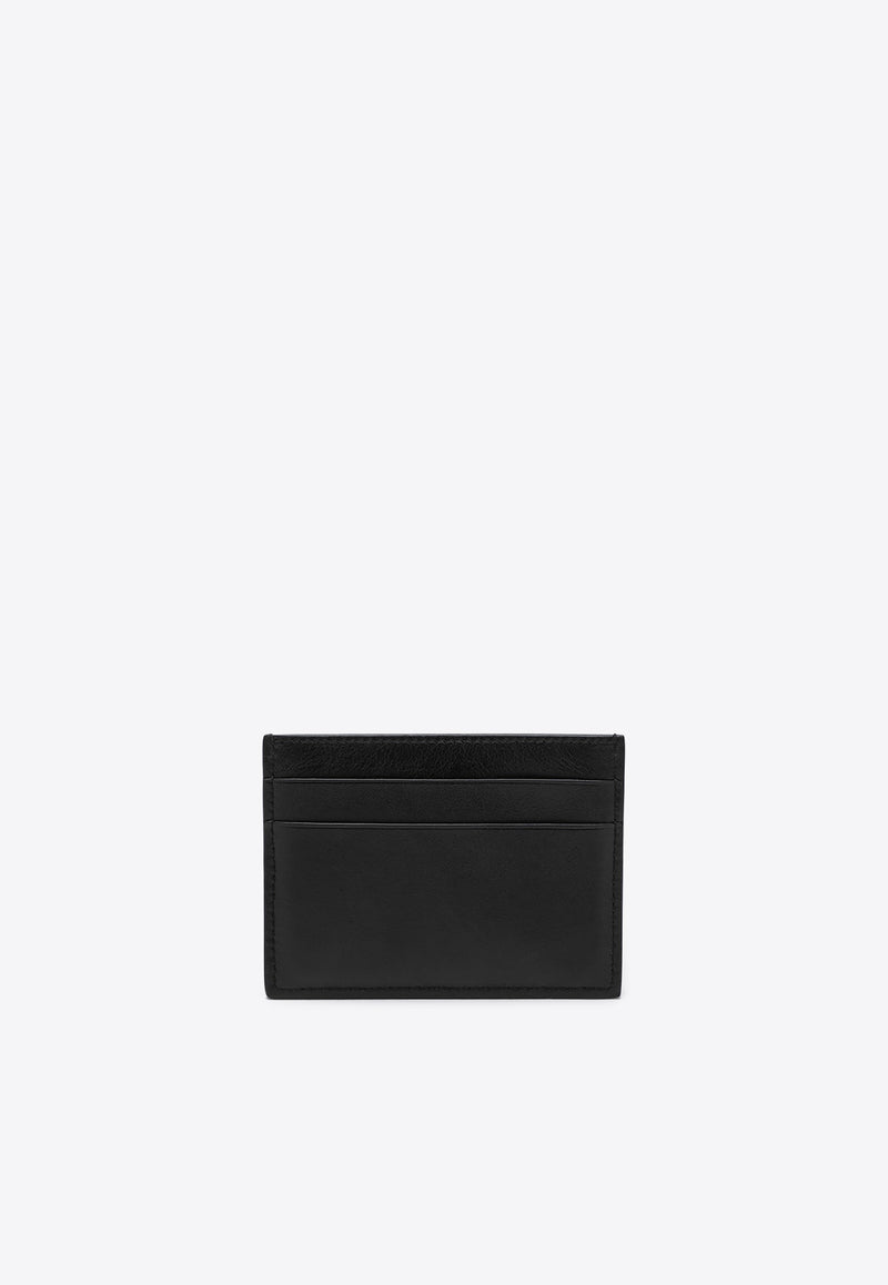 Balenciaga Unity Logo Leather Cardholder Black 8067682ABDN/P_BALEN-1000