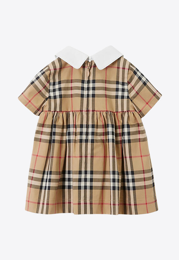 Burberry Kids Babies Vintage Check Dress with Bloomers Beige 8069152116036/O_BURBE-A7028