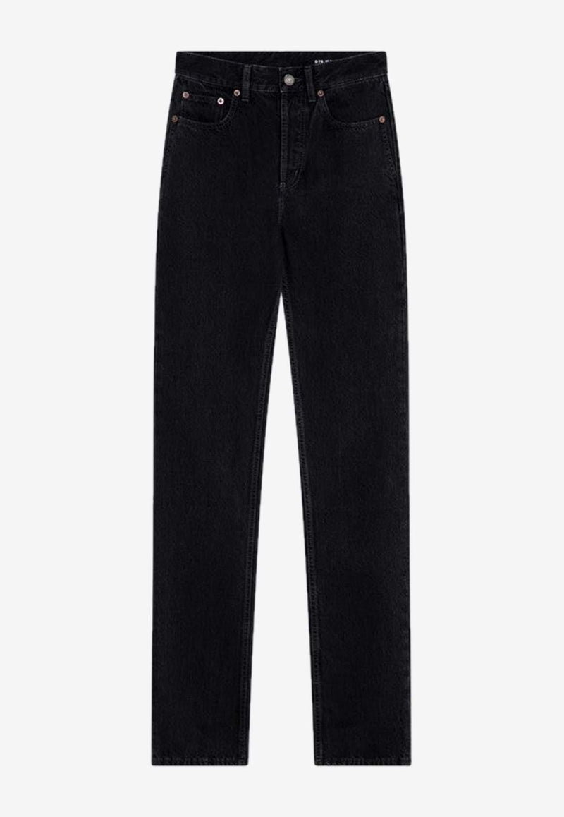 Saint Laurent 90s Straight-Leg Slim Jeans Black 807142Y07YB/P_YSL-1428