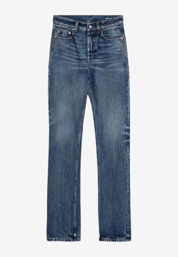 Saint Laurent 90s Straight-Leg Jeans Blue 807142Y28EA/P_YSL-4093