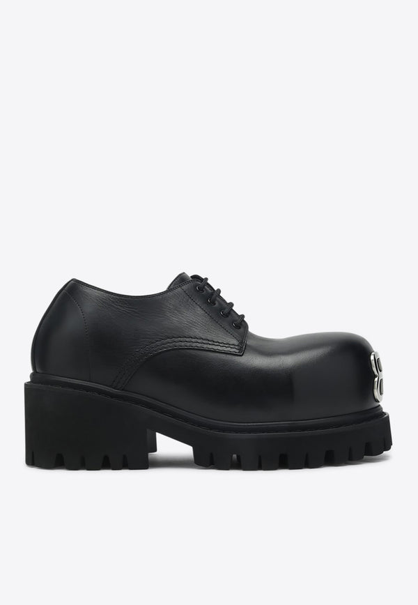 Balenciaga Stomper Chunky Derby Shoes Black 807326WCDA0/Q_BALEN-1000