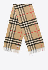 Burberry Vintage Check Cashmere Scarf Beige 8076576130655/Q_BURBE-A7026