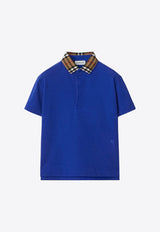 Burberry Kids Boys Check-Collar Polo T-shirt 8078570152081/O_BURBE-B7320