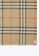 Burberry Vintage Check Wool-Blend Scarf Beige 8078779138465/Q_BURBE-A7026