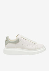 Alexander McQueen Oversized Low-Top Sneakers in Croc-Embossed Leather Off-white 807881WHAEG 9012
