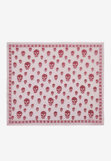 Alexander McQueen Classic Skull Silk Foulard Pink 8078893052Q 5972