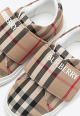 Burberry Kids Boys Vintage Check Low-Top Sneakers Beige 8079075131833/O_BURBE-A7028