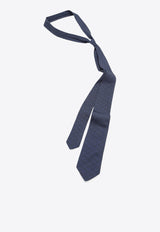 Balenciaga All-Over Jacquard Monogram Tie Blue 8079114E7B0/P_BALEN-4977