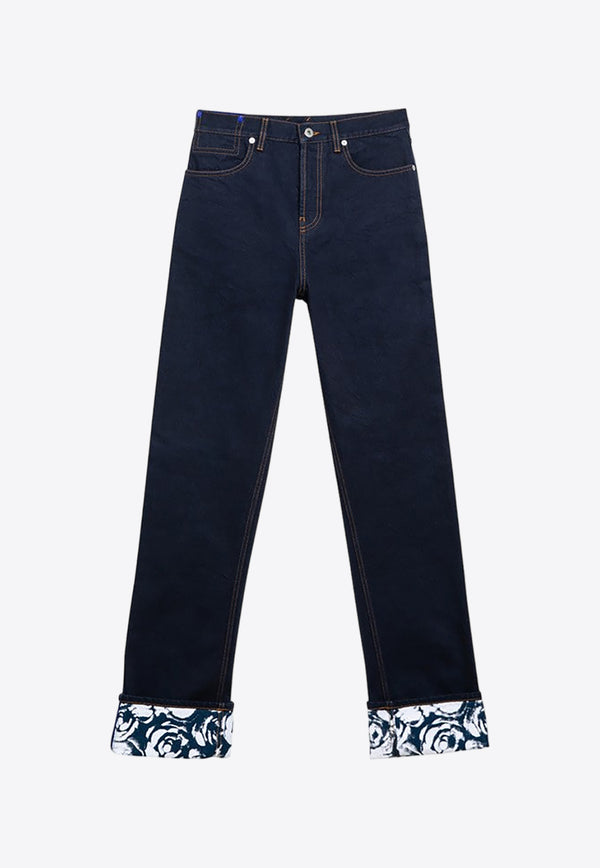 Burberry Straight-Leg Cuffed Jeans 8080778154311/O_BURBE-A1503