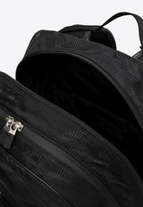Burberry Check Jacquard Nylon Backpack Black 8080840153058/O_BURBE-A1189