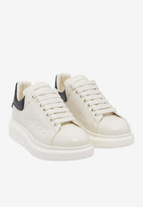 Alexander McQueen Oversized Low-Top Sneakers in Croc-Embossed Leather Off-white 808173WHAEG 9079