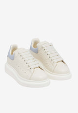 Alexander McQueen Oversized Low-Top Sneakers in Croc-Embossed Leather Off-white 808173WHAEG 9080