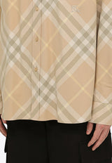 Burberry Check-Pattern Button-Down Shirt 8082194154851/O_BURBE-B8686