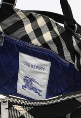 Burberry Field All-Over Jacquard Top Handle Bag Black 8086476153462/O_BURBE-A1189