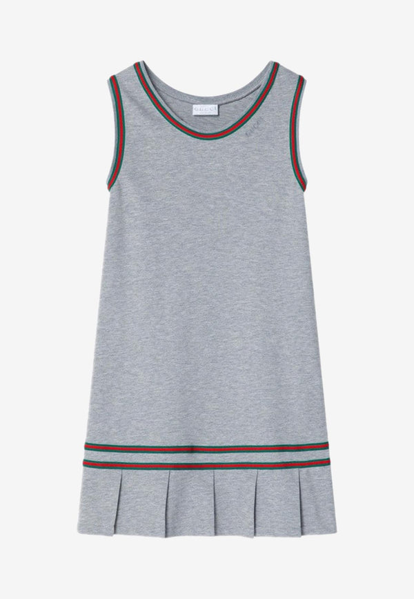 Girls Dresses Girls Signature Sleeveless Mini Dress Gray 808667XJGZZ/Q_GUC-1183