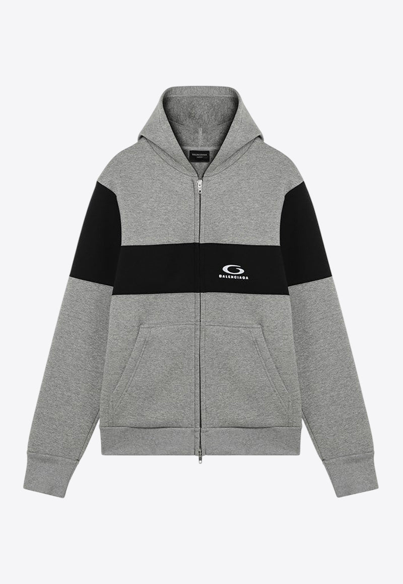 Balenciaga Loop Sports Zip-Up Sweatshirt Gray 808832TRVJ2/Q_BALEN-1167