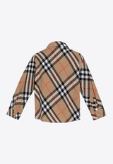 Burberry Kids Boys Long-Sleeved Checked Shirt 8088966159218/P_BURBE-B9368