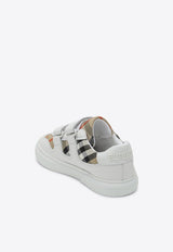 Burberry Kids Girls Vintage Check Low-Top Sneakers White 8089231131833/Q_BURBE-B9368