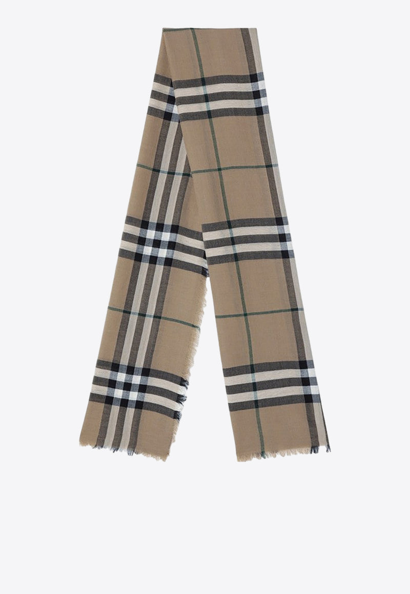 Burberry Checked Wool Scarf 8090725U153464/P_BURBE-C1167