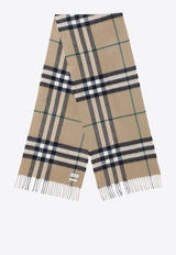 Burberry Check Cashmere Fringe Scarf Beige 8091006U110106/P_BURBE-C1167