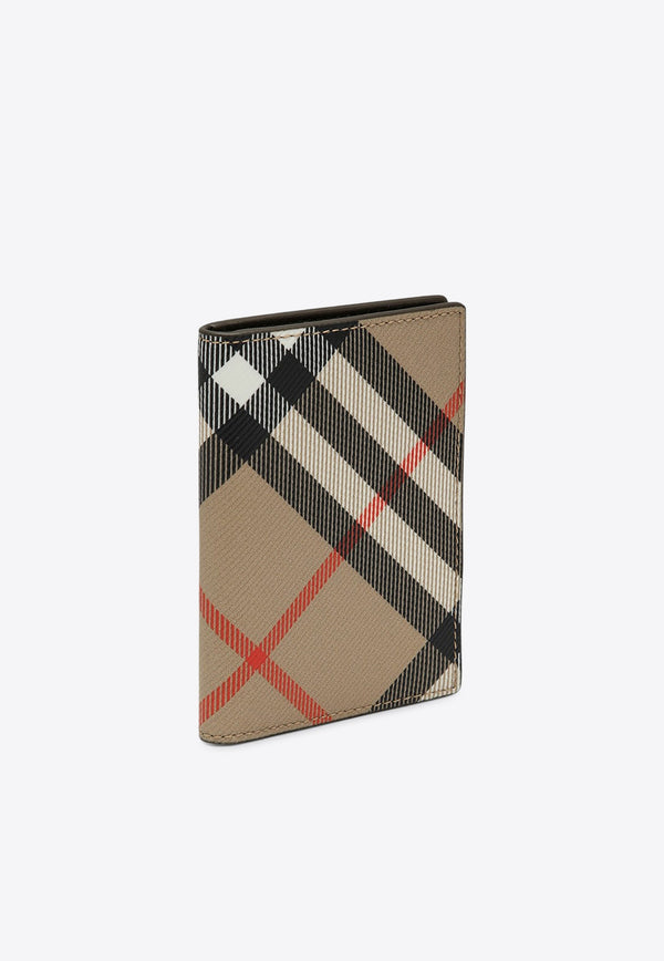 Burberry Signature Check Bi-Fold Cardholder Beige 8091906160296/P_BURBE-A2021