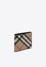 Burberry Signature Check Bi-Fold Wallet Beige 8091926160296/P_BURBE-A2021