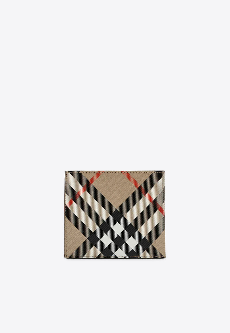 Burberry Signature Check Bi-Fold Wallet Beige 8091926160296/P_BURBE-A2021