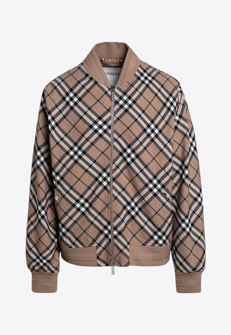 Burberry Vintage Check Harrington Bomber Jacket Beige 8092963158995/P_BURBE-C1202