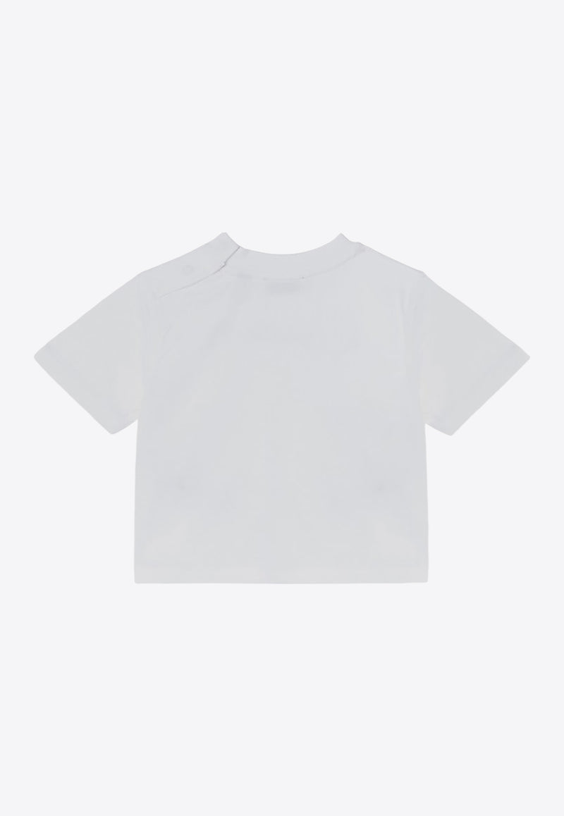 Burberry Kids Babies Pond Print Logo T-shirt White 8093111151746/P_BURBE-A1464