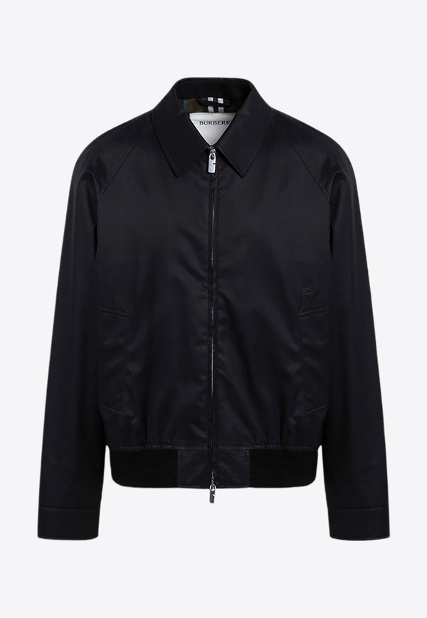 Burberry Harrington Zip-Up Jacket Black 8093198160034/P_BURBE-A1189