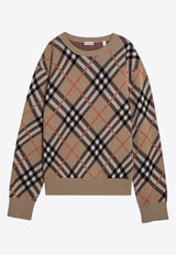 Burberry Nova Signature Check Sweater Beige 8093497159511/P_BURBE-B9368