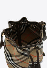 Burberry Small Checked Bucket Bag Beige 8093804159199/P_BURBE-B9368