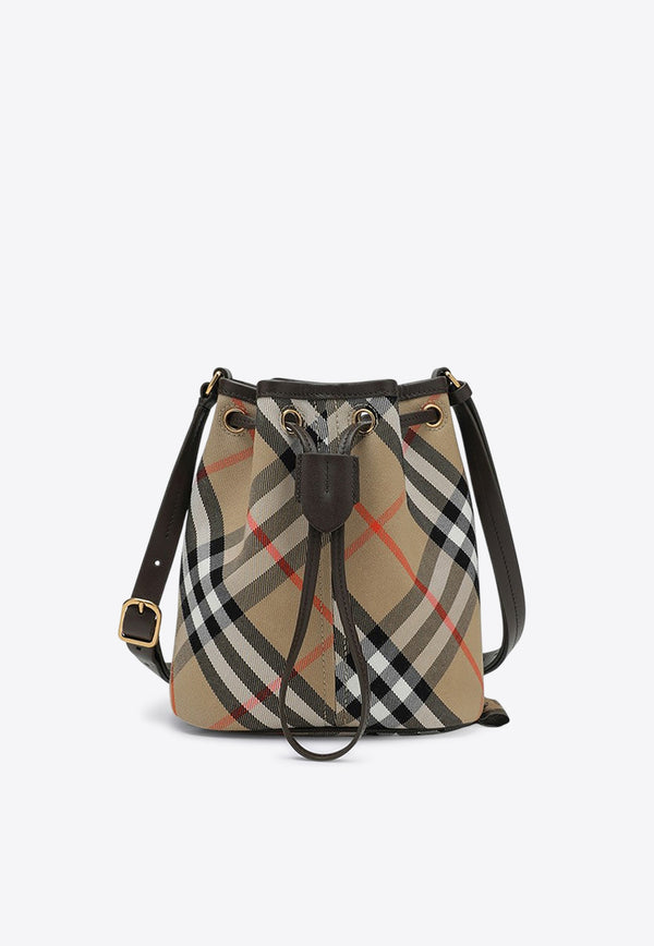 Burberry Mini Vintage Check Bucket Bag Beige 8093804159199/Q_BURBE-B9368