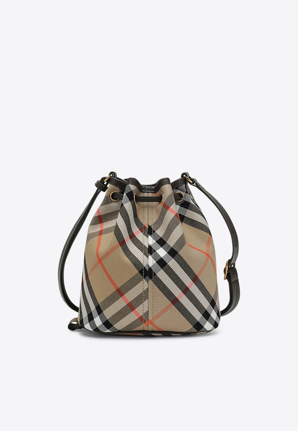 Burberry Mini Vintage Check Bucket Bag Beige 8093804159199/Q_BURBE-B9368