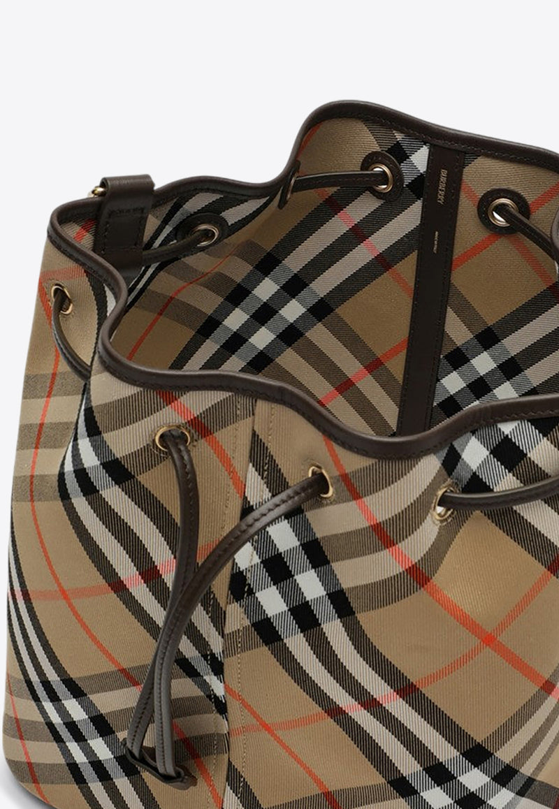 Burberry Medium Vintage Check Bucket Bag Beige 8093869159199/P_BURBE-B9368