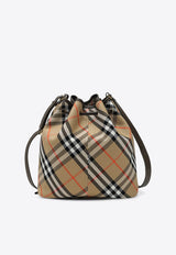 Burberry Medium Vintage Check Bucket Bag Beige 8093869159199/Q_BURBE-B9368