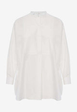 The Row Hari Long-Sleeved Shirt Off-white 8093_W3095_OWH